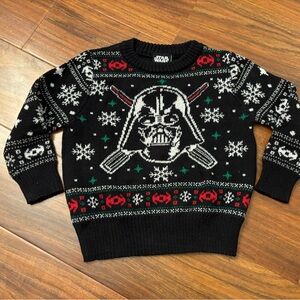 Star Wars black Darth Vader Holiday Sweater